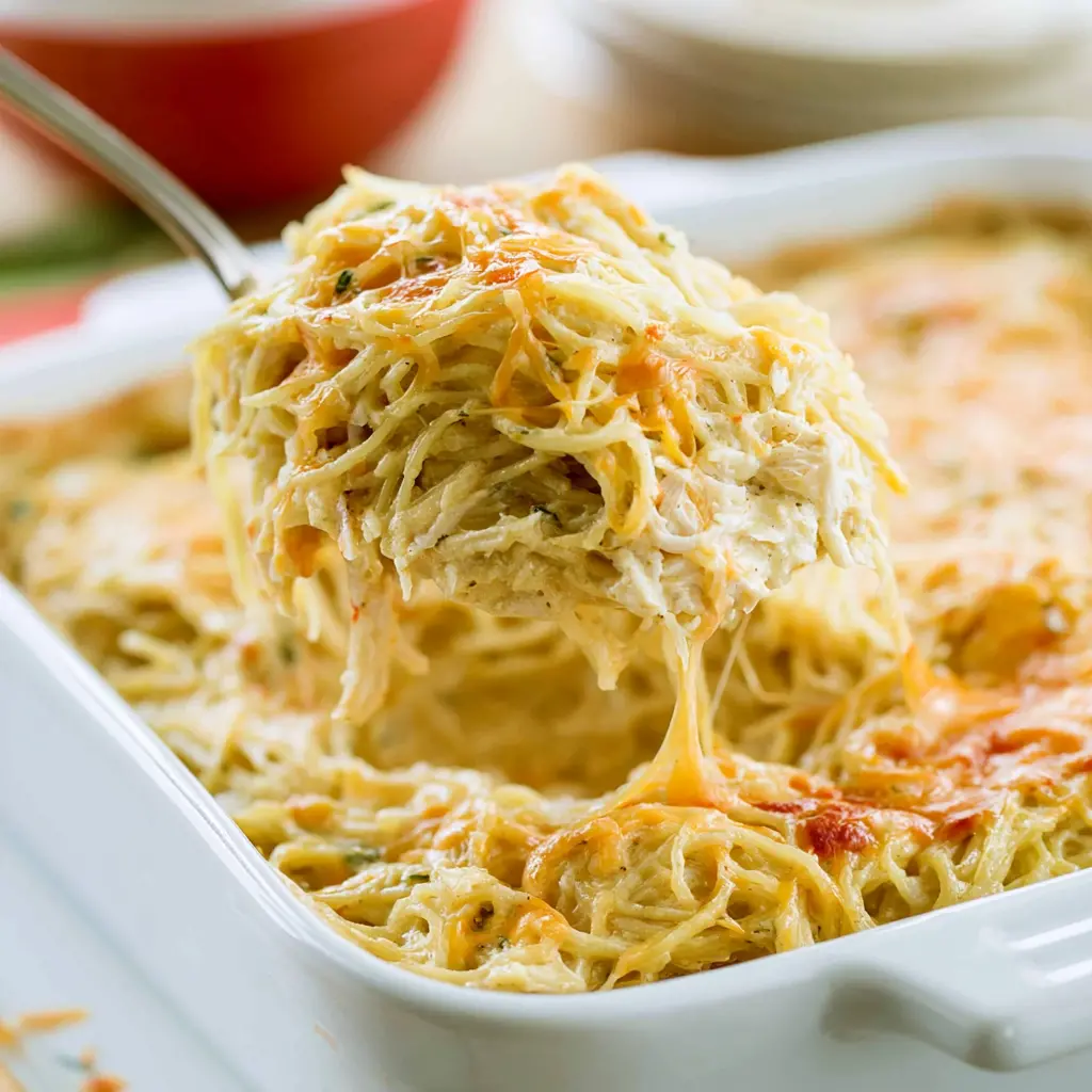 chicken spaghetti - final presentation