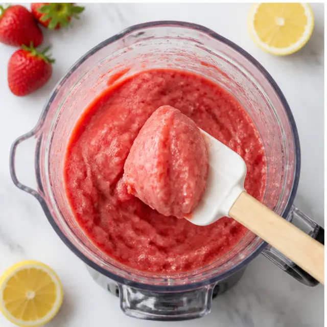 Step 3: Add cold water only if needed to help the blender process