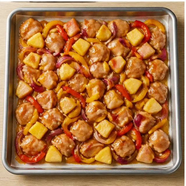 Step 3: Roasting the mixture spread evenly on a parchment-lined sheet pan