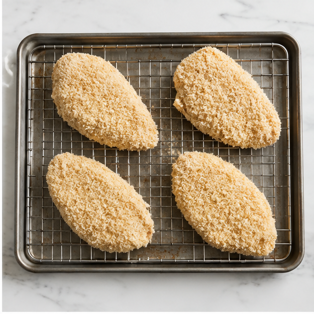 hot honey chicken sandwich - step 2