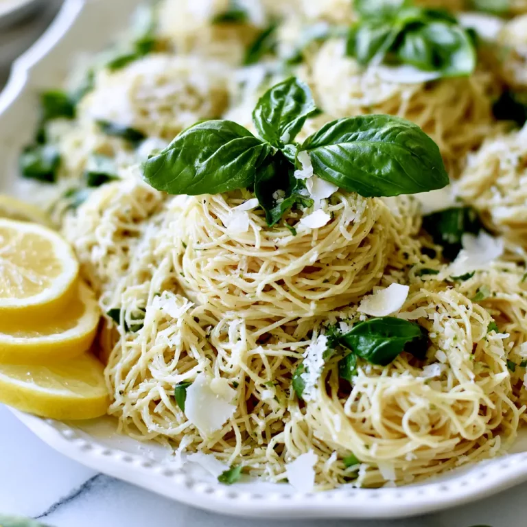 lemon capellini salad 416691733