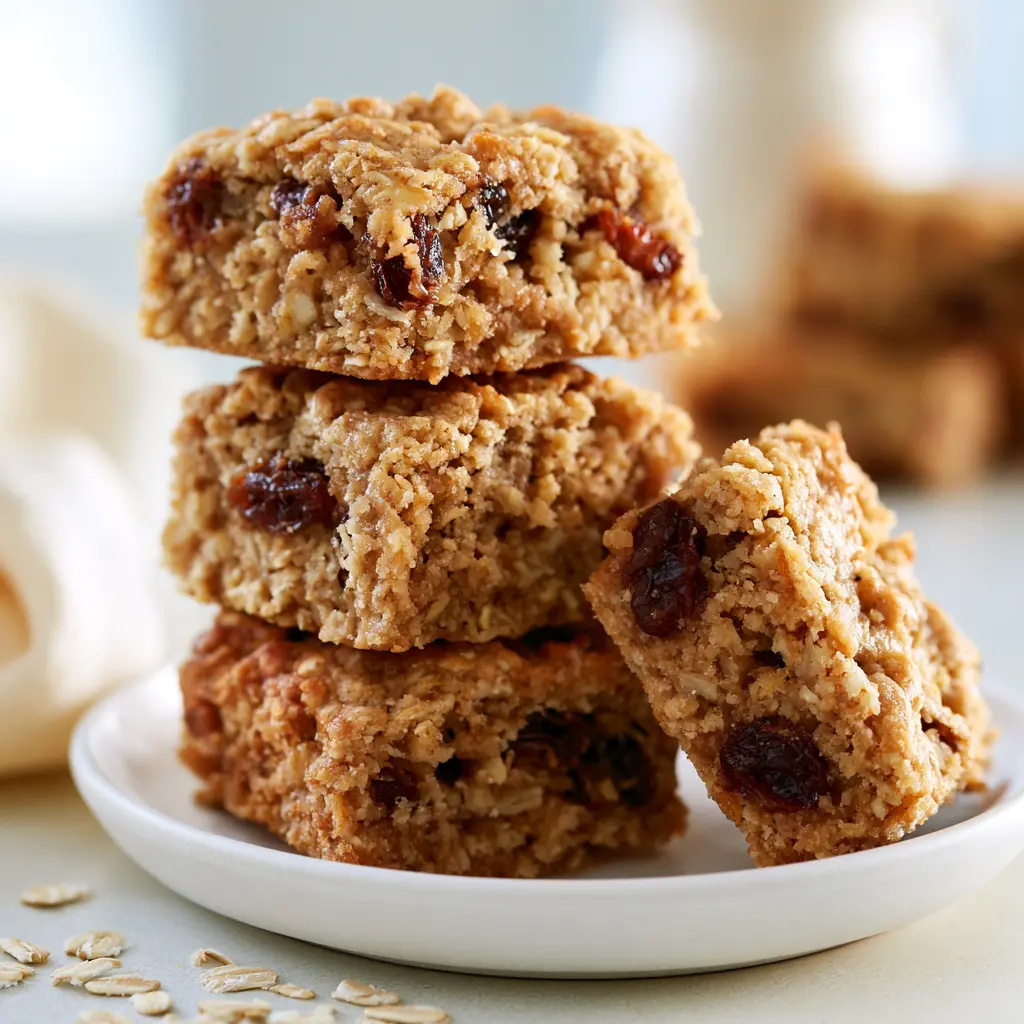 oatmeal raisin bars - final presentation