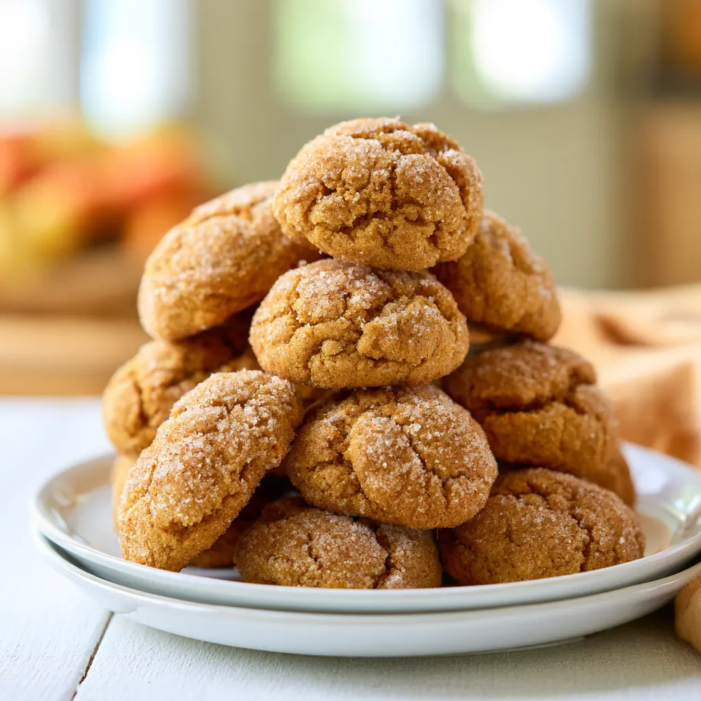 pumpkin snickerdoodle cookies - final presentation