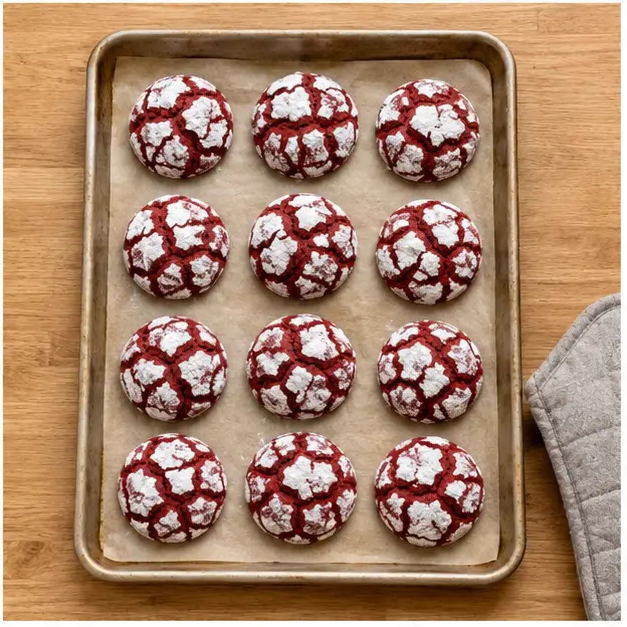 Step 4: Baking until crackled tops form and centers stay soft