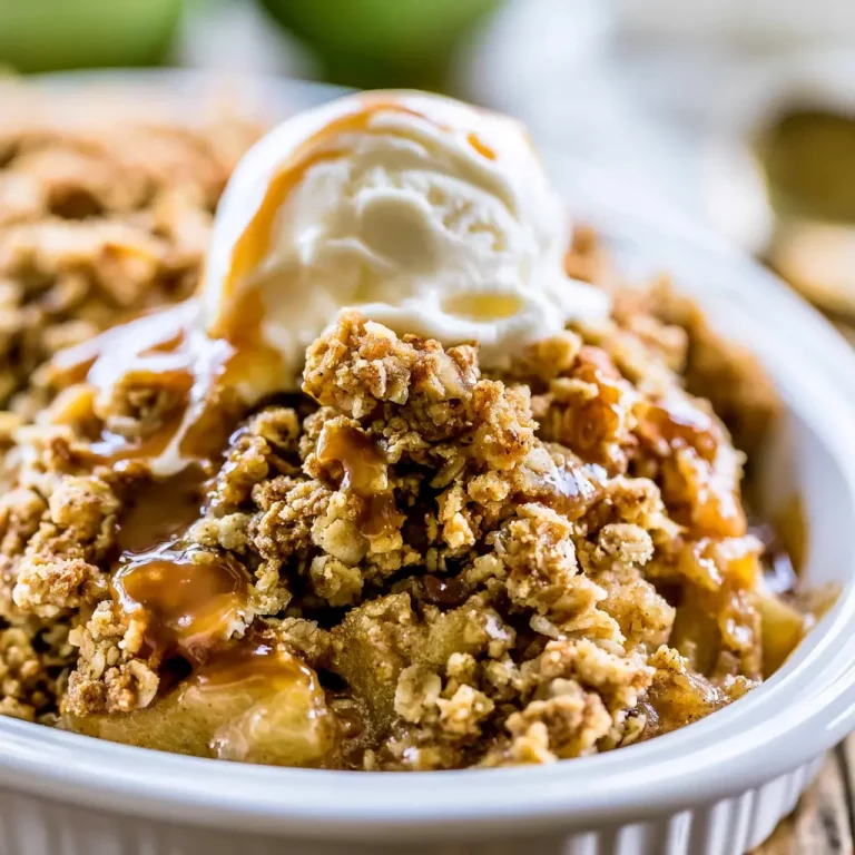 salted caramel apple crisp 354160058