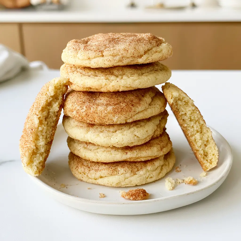 small batch snickerdoodle cookies - final presentation