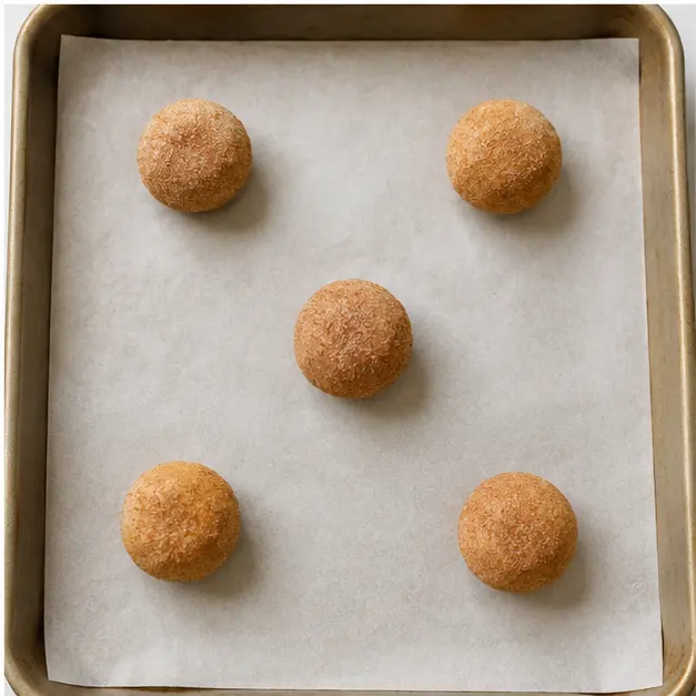 Bake on parchment until edges set and centers are puffy