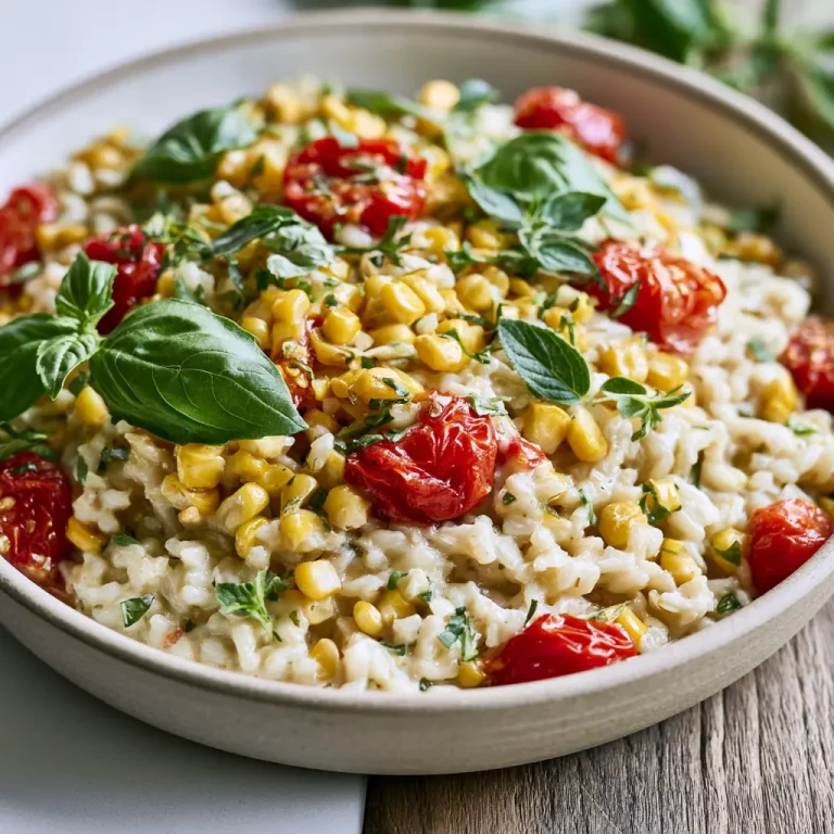 sweet corn risotto 319469394