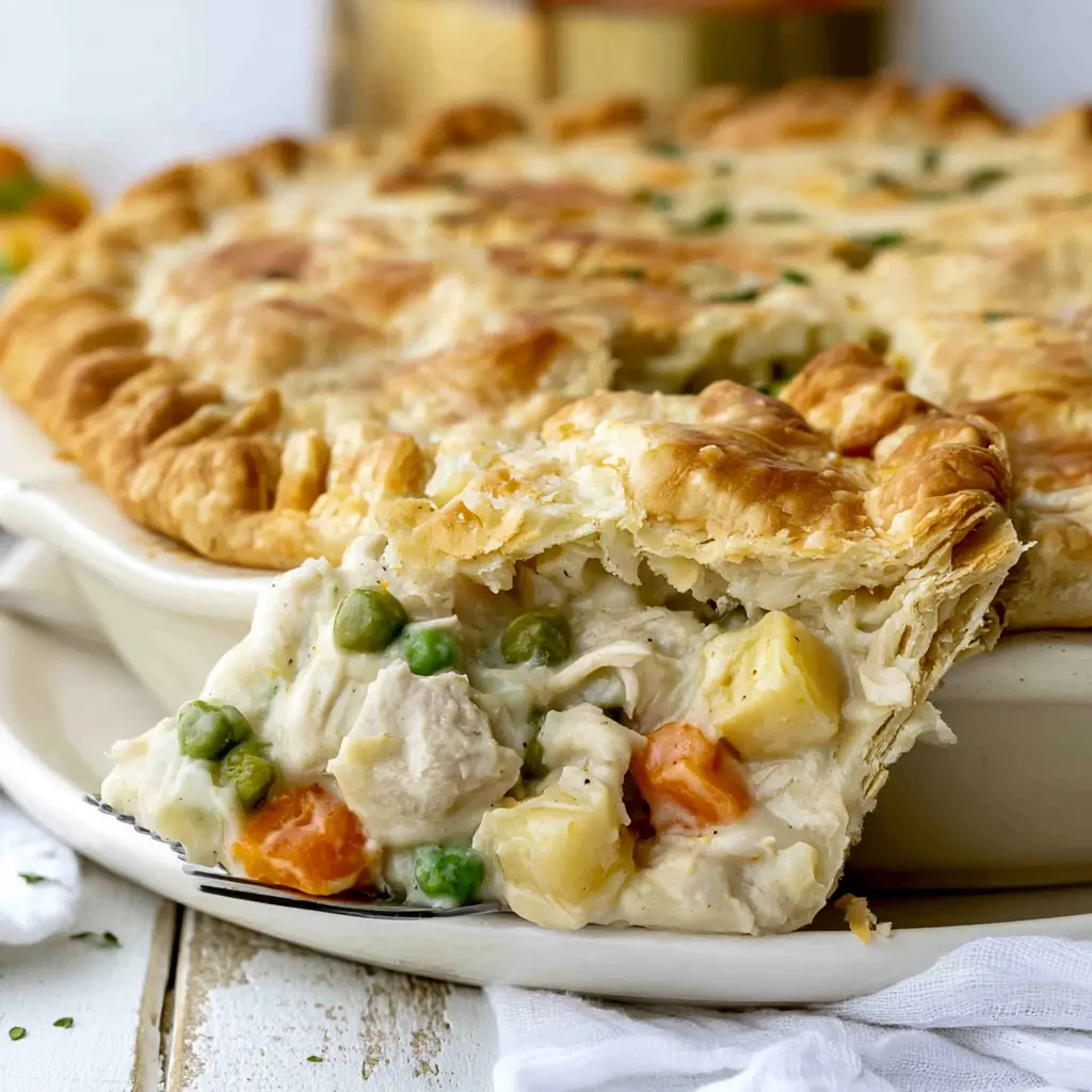 turkey pot pie - final presentation