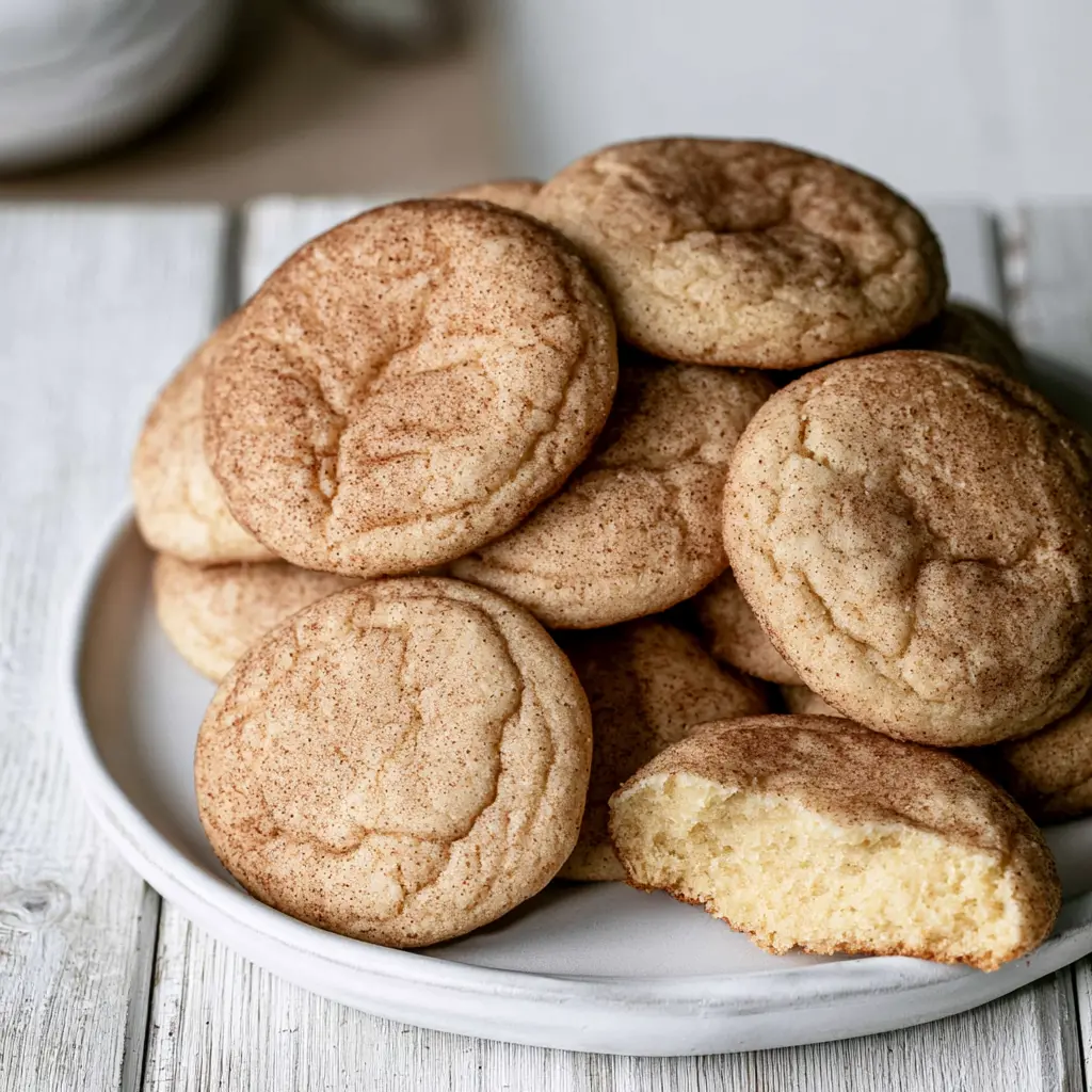 eggnog snickerdoodle cookies - final presentation