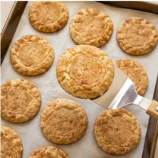 Bake until crackled tops form and bottoms are lightly golden