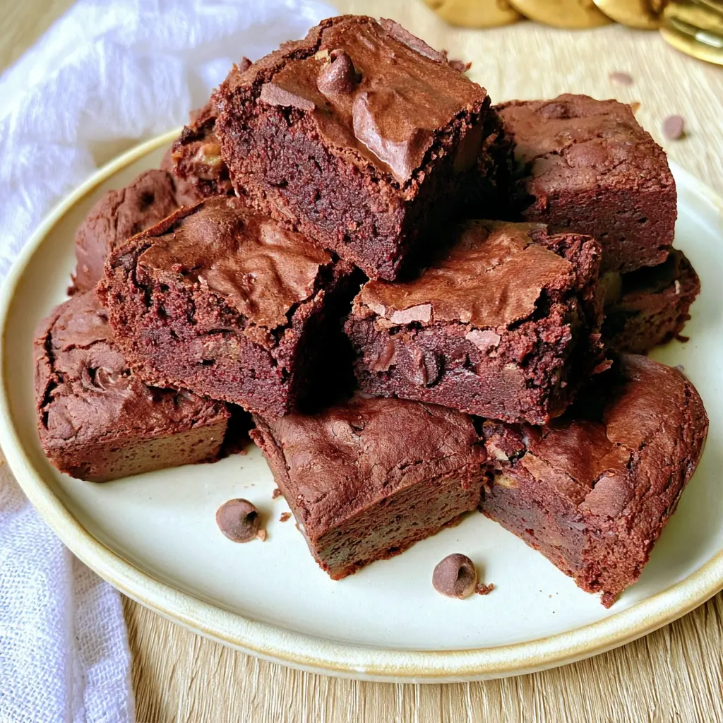 threeingredient banana brownies - final presentation