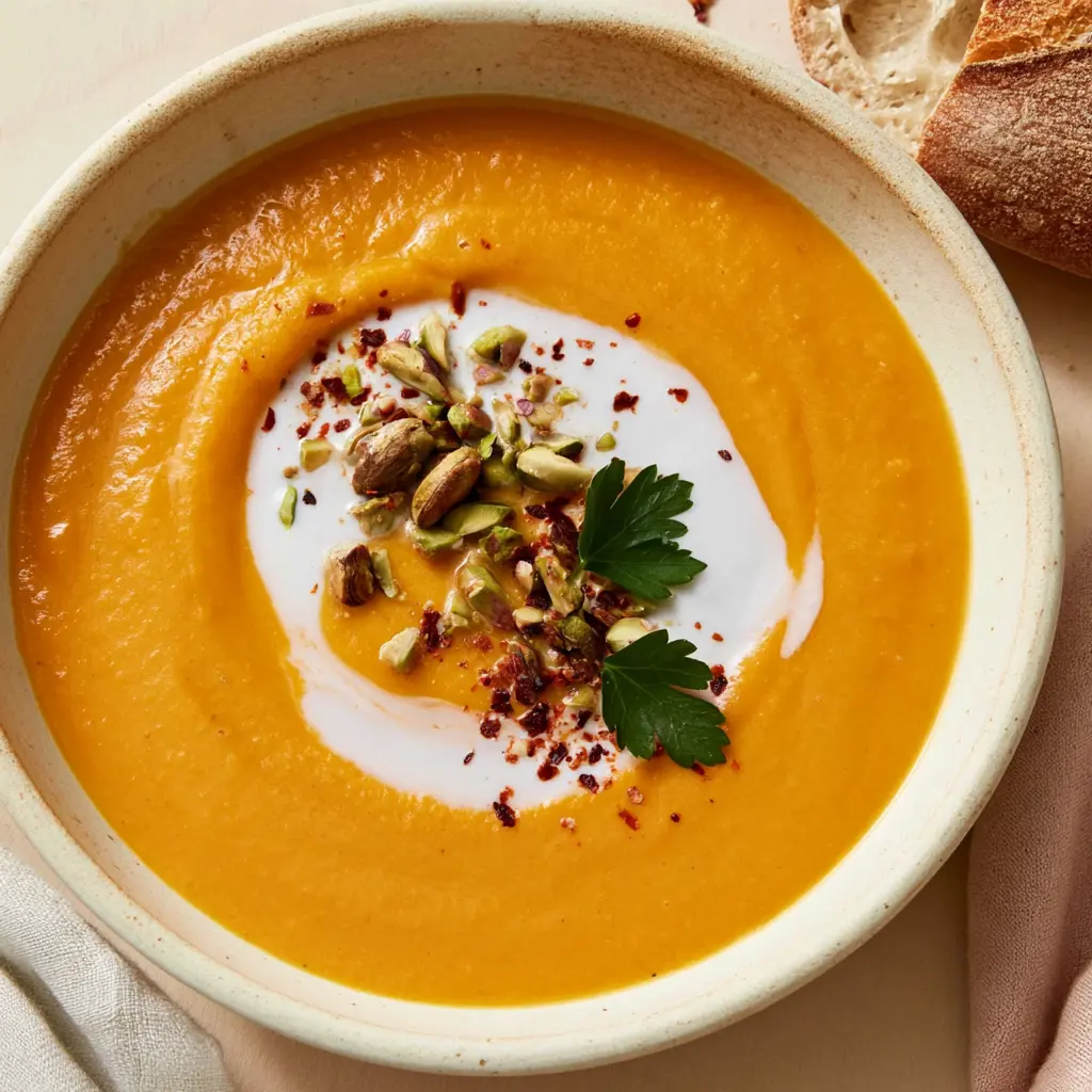 carrot ginger soup - final presentation