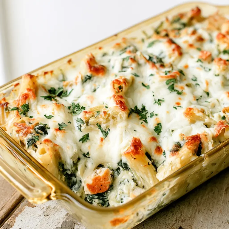 spinach artichoke chicken pasta casserole 605871603